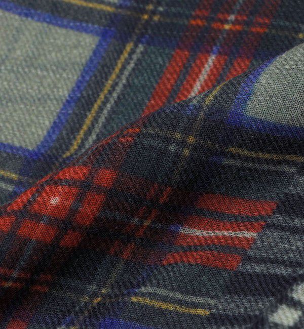 SHIPS「GLEN PRINCE: TARTAN CHECK STOLE」|ストール|