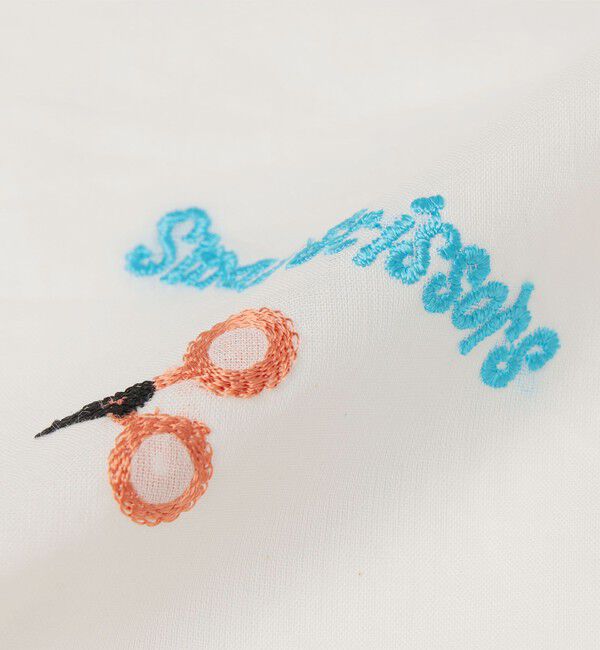 SHIPS for women「ANATHA:ポンポン 刺繍 バンダナ スカーフ」|バンダナ・スカーフ|