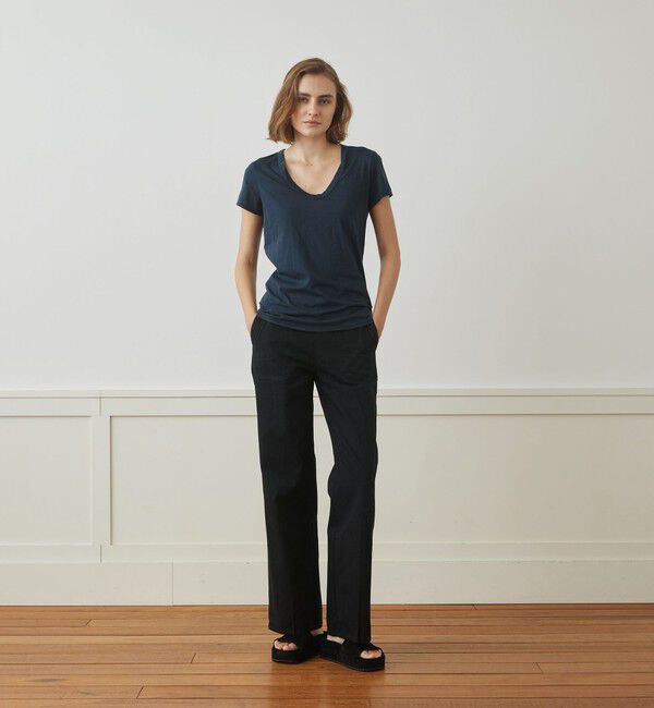 JAMES PERSE「リュクスジャージー スクープネックTシャツ WELJ3331」|Tシャツ・カットソー|