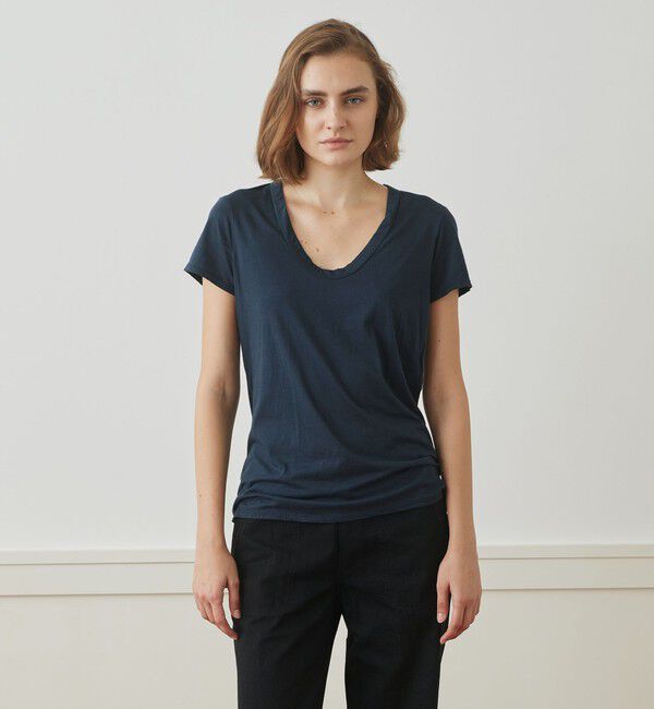 JAMES PERSE「リュクスジャージー スクープネックTシャツ WELJ3331」|Tシャツ・カットソー|