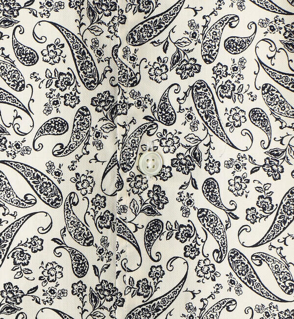 TOMORROWLAND MENS「コットンビエラ ペイズリープリント セミワイドカラーシャツ」|シャツ・ブラウス|