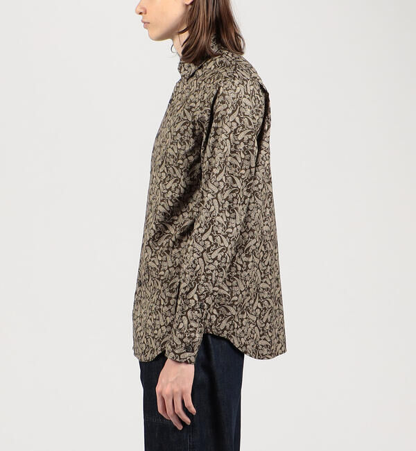 TOMORROWLAND MENS「コットンビエラ ペイズリープリント セミワイドカラーシャツ」|シャツ・ブラウス|