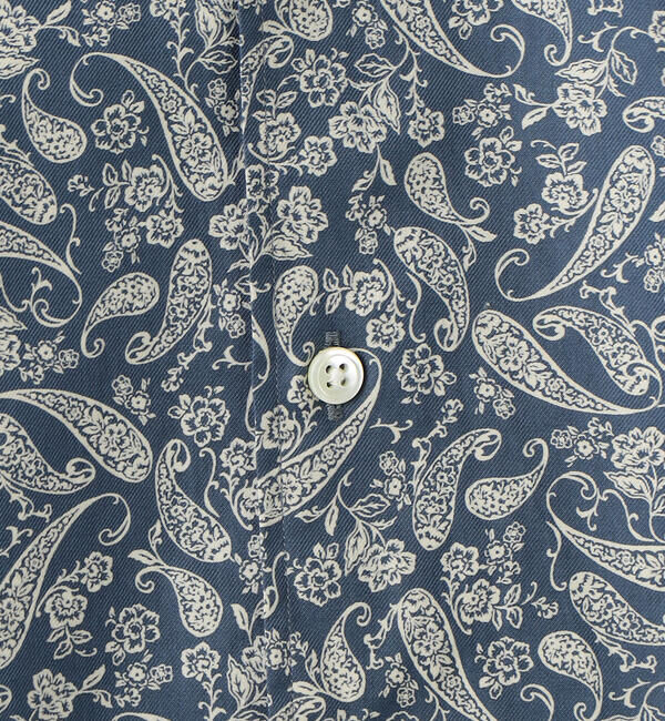 TOMORROWLAND MENS「コットンビエラ ペイズリープリント セミワイドカラーシャツ」|シャツ・ブラウス|