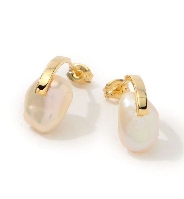 TOMORROWLAND GOODS「【別注】januka バロックパールピアス」|ピアス|12 ホワイト系