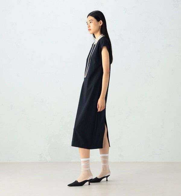 BACCA「シアサッカー ミドルワンピース」|ワンピース|