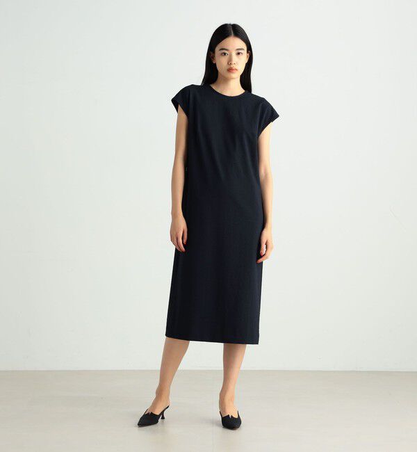 BACCA「シアサッカー ミドルワンピース」|ワンピース|