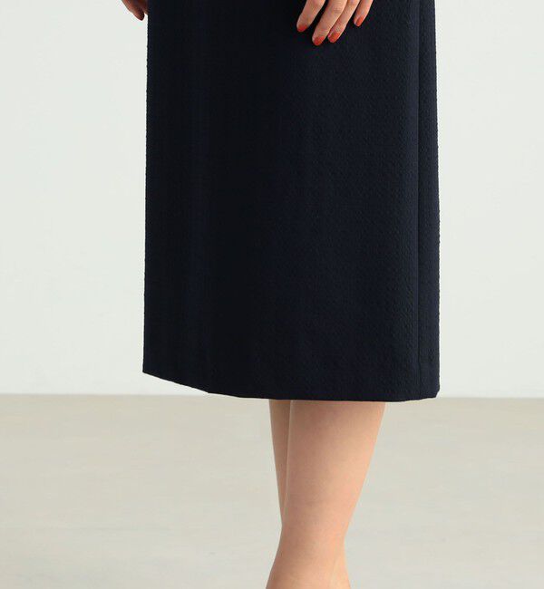 BACCA「シアサッカー ミドルワンピース」|ワンピース|