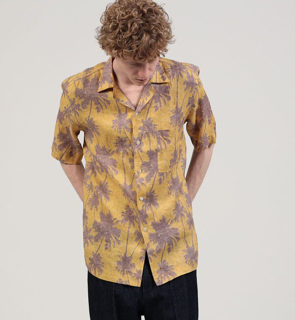 TOMORROWLAND BUYING WEAR「BAGUTTA NAWMAVI EMK リネン オープンカラーシャツ」|シャツ・ブラウス|