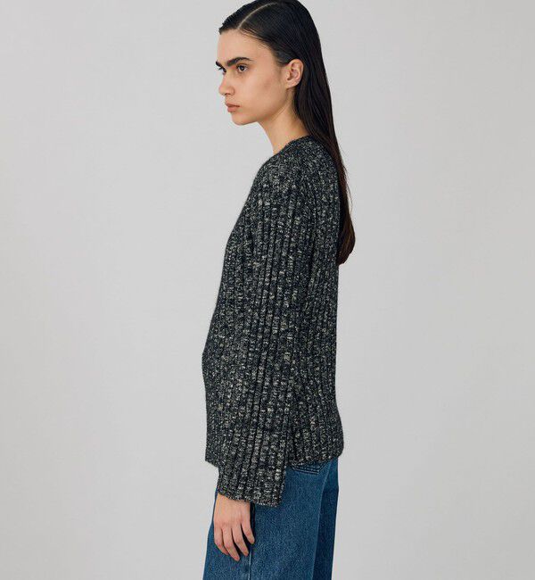 DES PRES「アルパカミックススラブ ジップアップブルゾン」|ブルゾン・スタジャン|