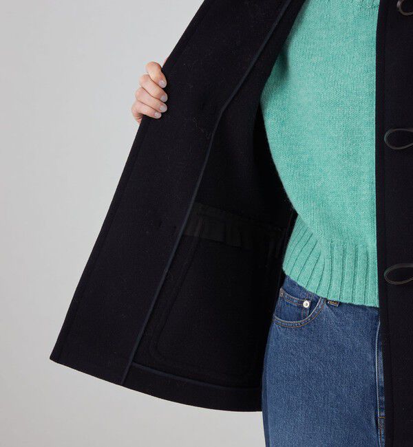 MACPHEE「ウールナイロンメルトン ダッフルショートコート」|ダッフルコート|