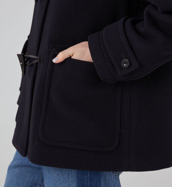 MACPHEE「ウールナイロンメルトン ダッフルショートコート」|ダッフルコート|