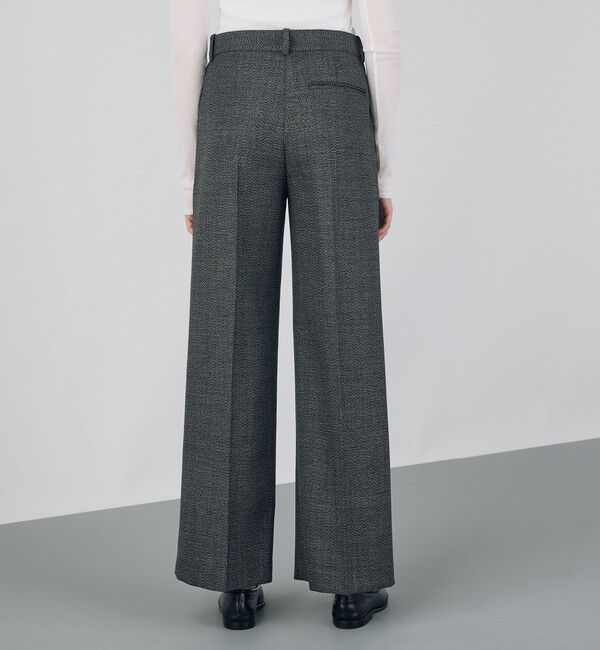 DES PRES「ウールムリネ タックパンツ」|スラックス|