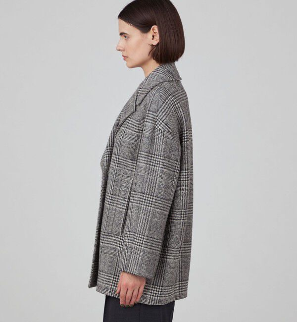TOMORROWLAND collection「ウールカシミヤグレンチェック ショートコート」|その他|