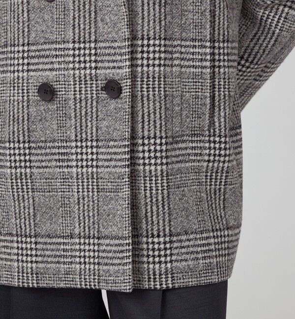 TOMORROWLAND collection「ウールカシミヤグレンチェック ショートコート」|その他|