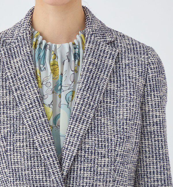 TOMORROWLAND collection「エフェクトジャージー 1Bジャケット」|テーラードジャケット|