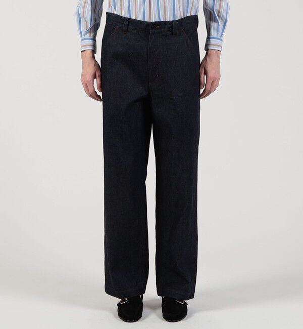 TOMORROWLAND MENS「9.5OZデニム バレルパンツ」|デニム|