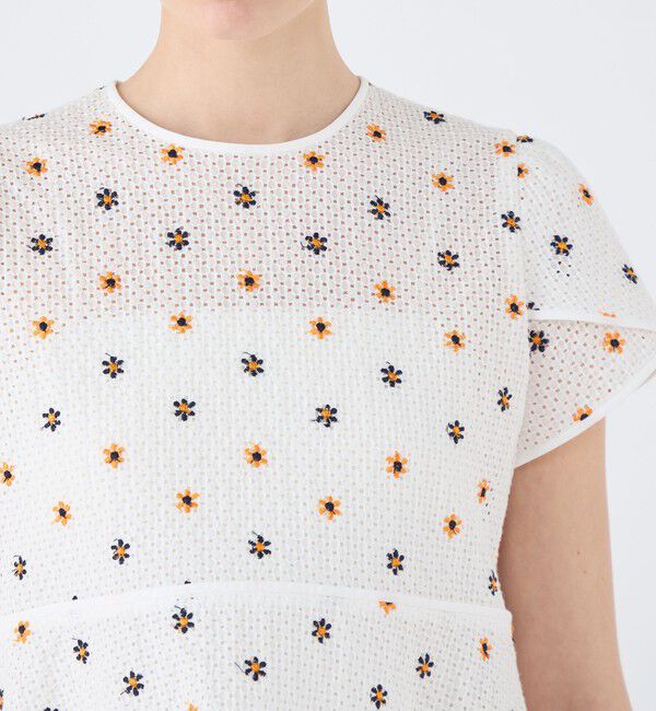 TOMORROWLAND collection「リーシェフラワー ペタルスリーブブラウス」|シャツ・ブラウス|