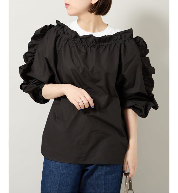  「オフショルダーフリルブラウス」|シャツ・ブラウス|