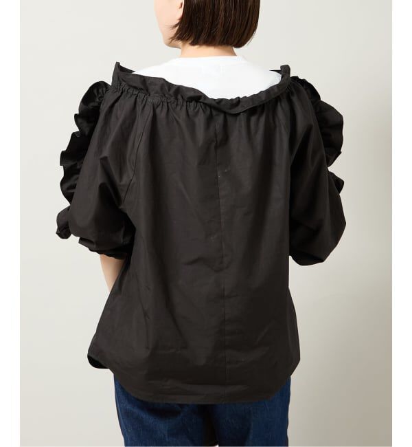  「オフショルダーフリルブラウス」|シャツ・ブラウス|