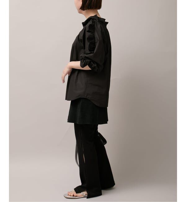  「オフショルダーフリルブラウス」|シャツ・ブラウス|