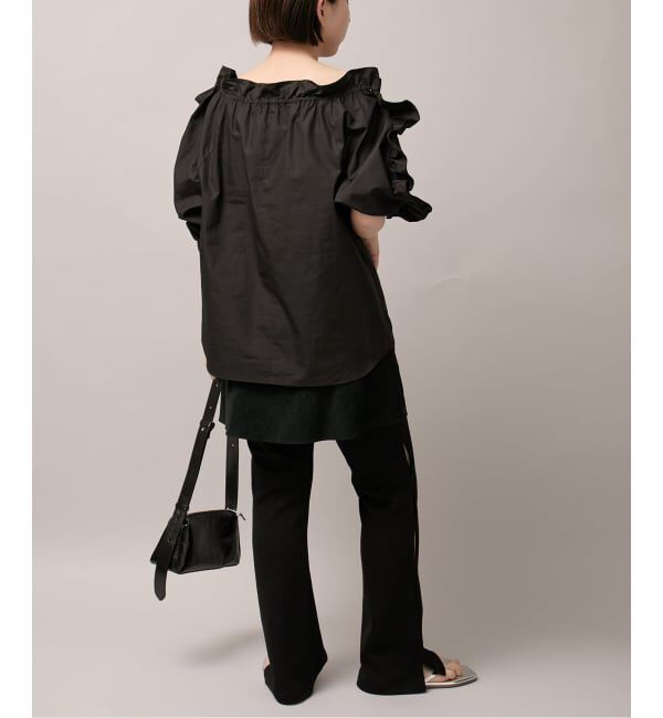  「オフショルダーフリルブラウス」|シャツ・ブラウス|