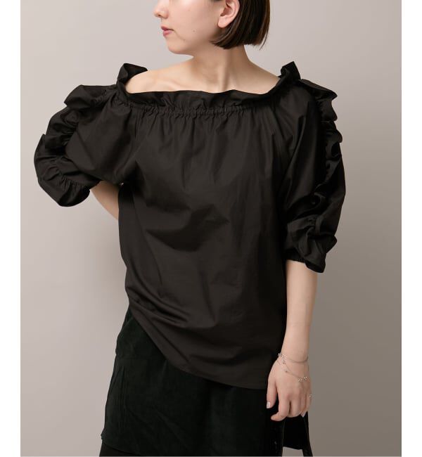  「オフショルダーフリルブラウス」|シャツ・ブラウス|