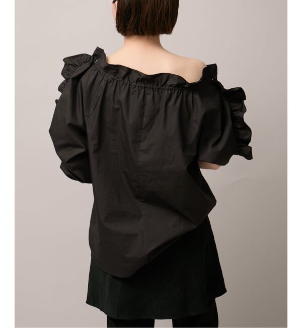  「オフショルダーフリルブラウス」|シャツ・ブラウス|