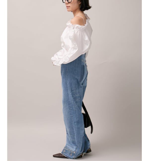  「オフショルダーフリルブラウス」|シャツ・ブラウス|