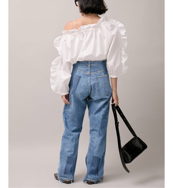  「オフショルダーフリルブラウス」|シャツ・ブラウス|