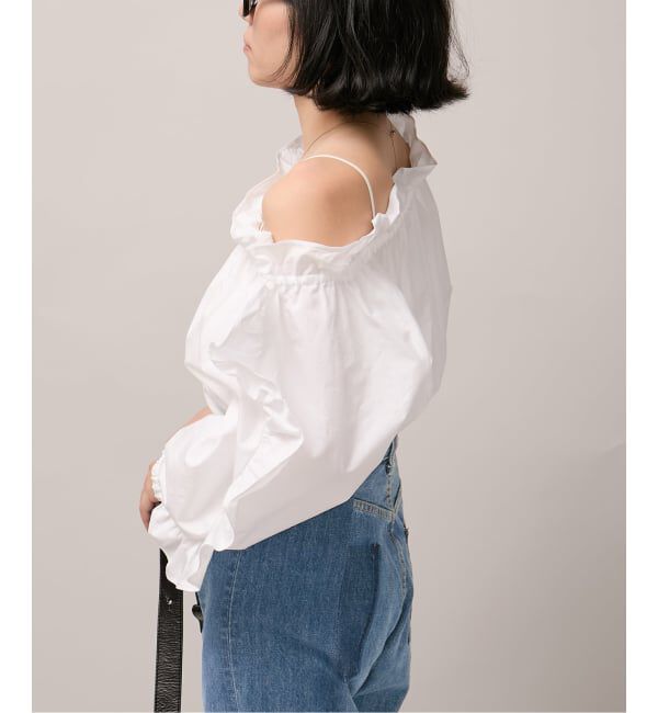  「オフショルダーフリルブラウス」|シャツ・ブラウス|