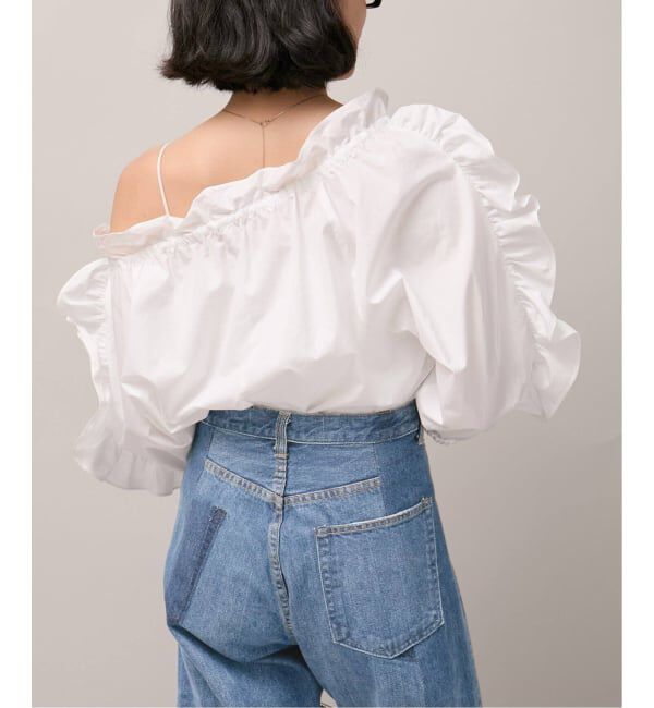  「オフショルダーフリルブラウス」|シャツ・ブラウス|