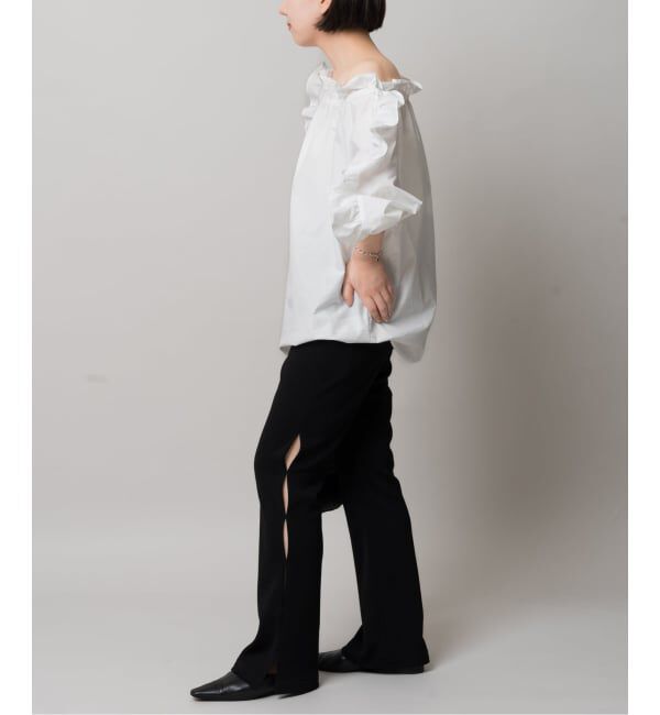  「オフショルダーフリルブラウス」|シャツ・ブラウス|