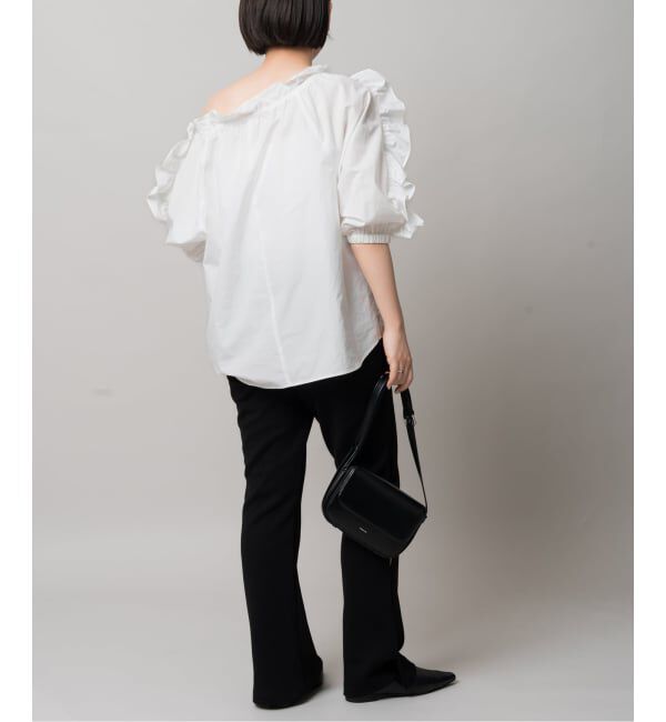  「オフショルダーフリルブラウス」|シャツ・ブラウス|