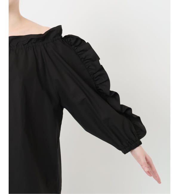  「オフショルダーフリルブラウス」|シャツ・ブラウス|