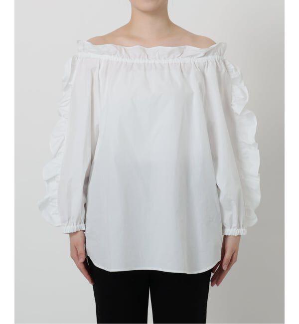  「オフショルダーフリルブラウス」|シャツ・ブラウス|