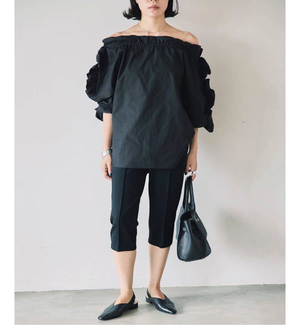  「オフショルダーフリルブラウス」|シャツ・ブラウス|