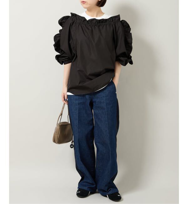  「オフショルダーフリルブラウス」|シャツ・ブラウス|