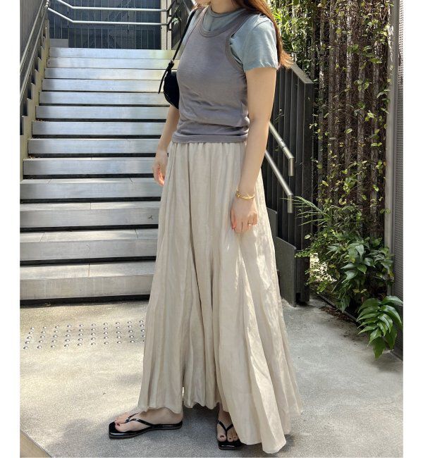 JOURNAL STANDARD「《WEB限定追加2》シアーレーヨンリネンスカート」|スカート|