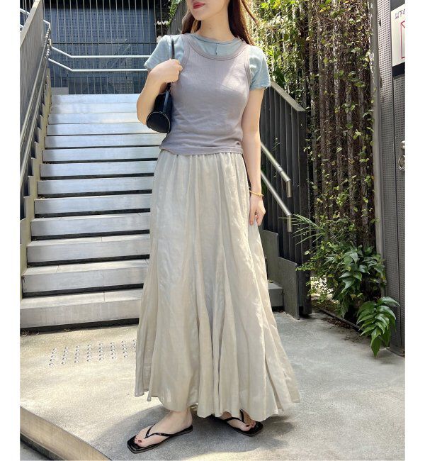 JOURNAL STANDARD「《WEB限定追加2》シアーレーヨンリネンスカート」|スカート|