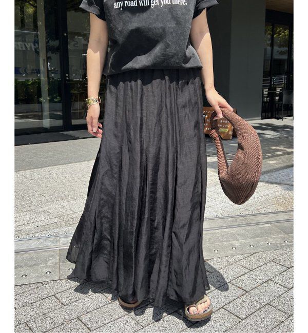 JOURNAL STANDARD「《WEB限定追加2》シアーレーヨンリネンスカート」|スカート|