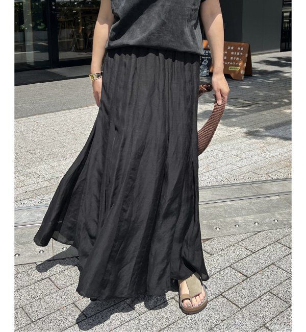 JOURNAL STANDARD「《WEB限定追加2》シアーレーヨンリネンスカート」|スカート|