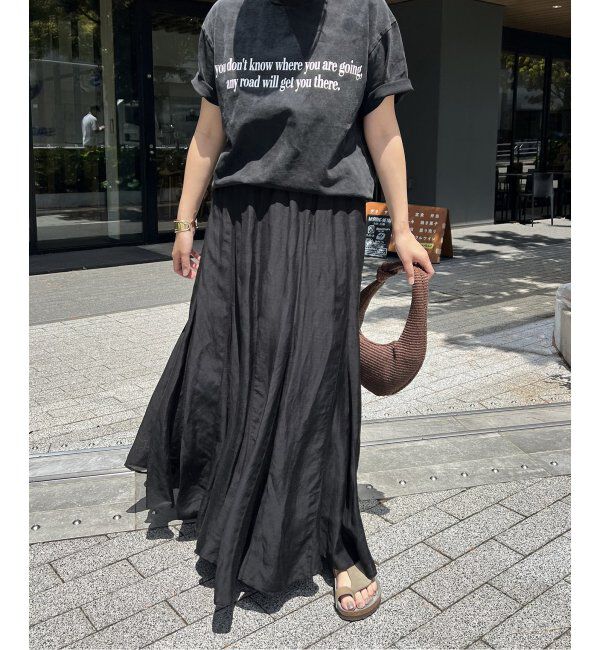 JOURNAL STANDARD「《WEB限定追加2》シアーレーヨンリネンスカート」|スカート|