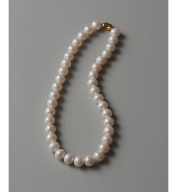 Lilas by Spick&Span「《追加》エシカル淡水ポテトパールネックレス10mm40cm SV」|ネックレス|ゴールド