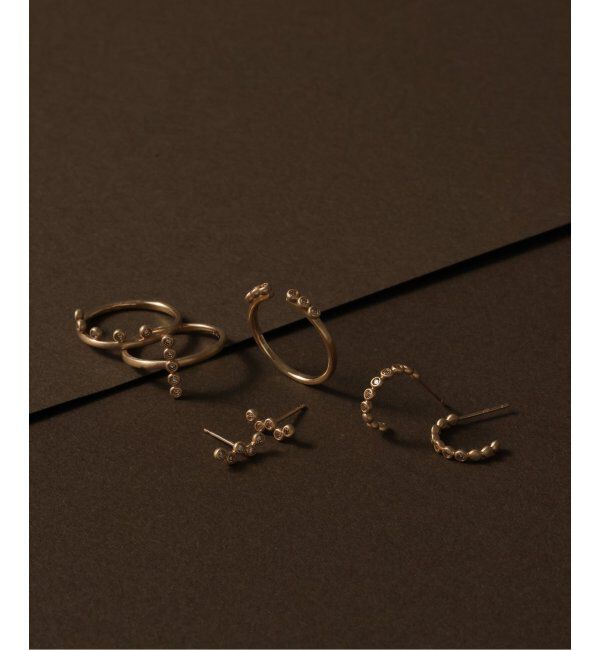 Lilas by Spick&Span「ブラウンダイヤCリング K10」|リング|