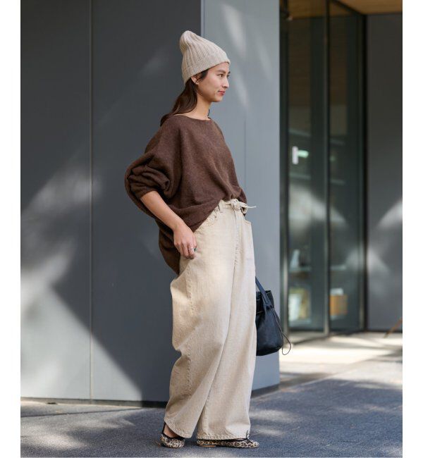 FRAMeWORK「ブリーチデニムイージーパンツ」|デニム|