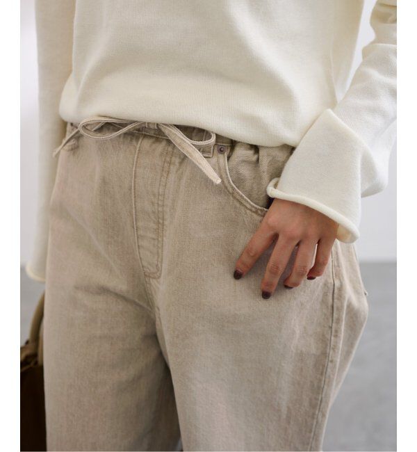 FRAMeWORK「ブリーチデニムイージーパンツ」|デニム|