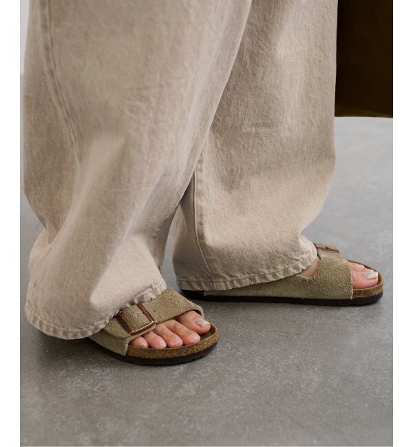 FRAMeWORK「ブリーチデニムイージーパンツ」|デニム|