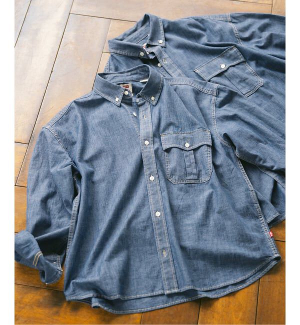 Spick and Span「Levi&rsquo;s/リーバイス 別注SMU LS ZANDT CROPPED SHIRT」|シャツ・ブラウス|