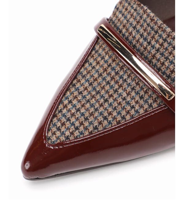  「5cmポインテッドローファーパンプス」|パンプス|