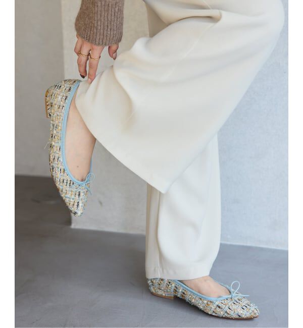  「ポインテッドツイードバレエ」|バレエシューズ|